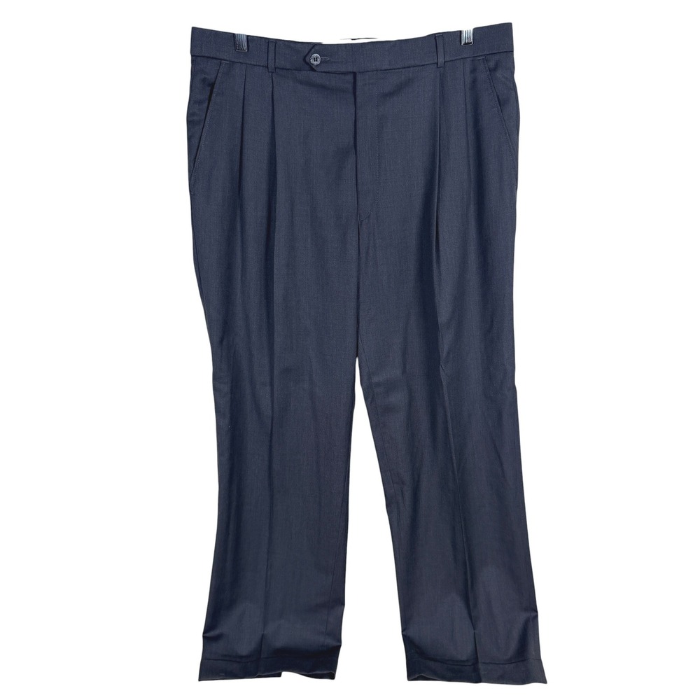 Ballin‎ Comfort-EZE Pleated Dress Pants Mens 36x30 Super 120s Wool Cuffed Canada